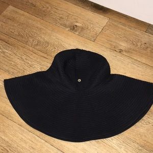 Flora bella black sun hat